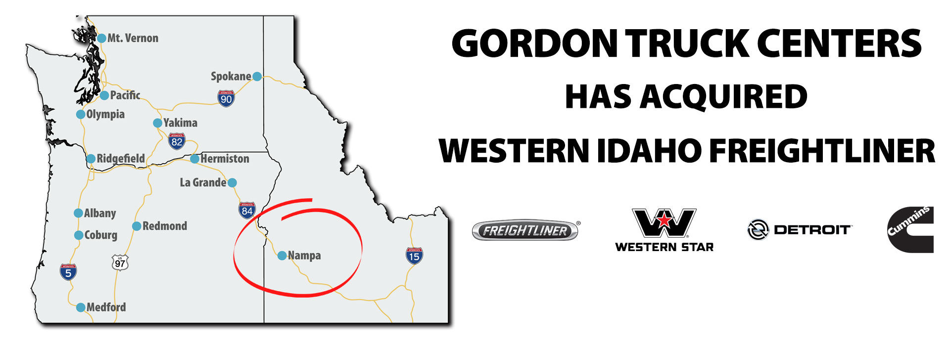 Gordon Truck Centers Acquires Western Idaho Freightliner