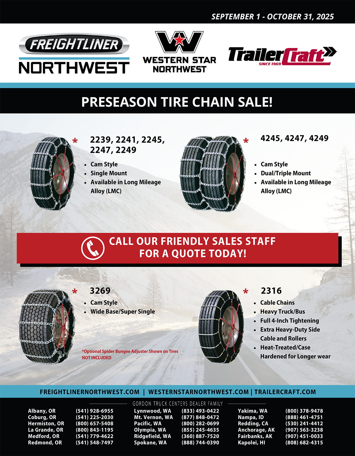 Freightliner Parts Specials