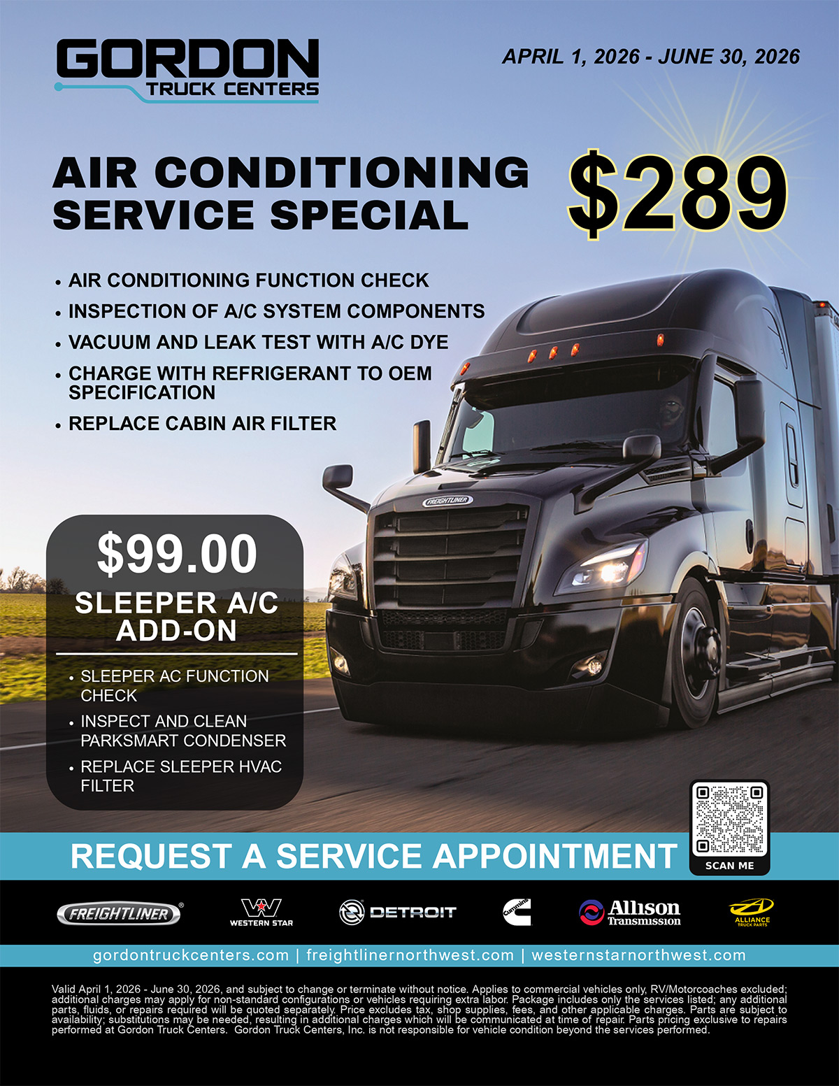 Freightliner Service Specials page 1